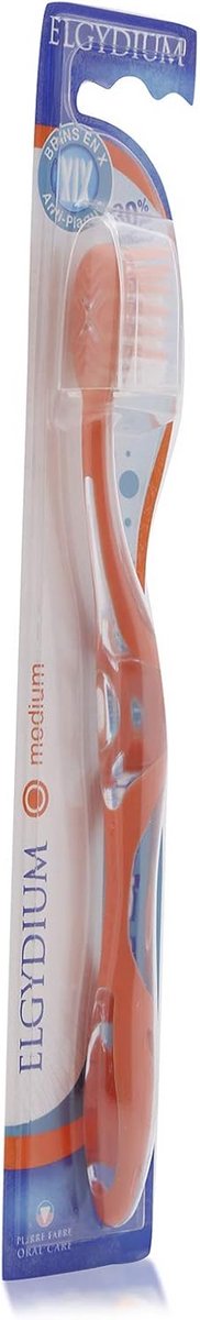 Handtandenborstel - Mondverzorging - Dagelijkse Hygiëne - Speciale Borstelkop - Medium - Blauw