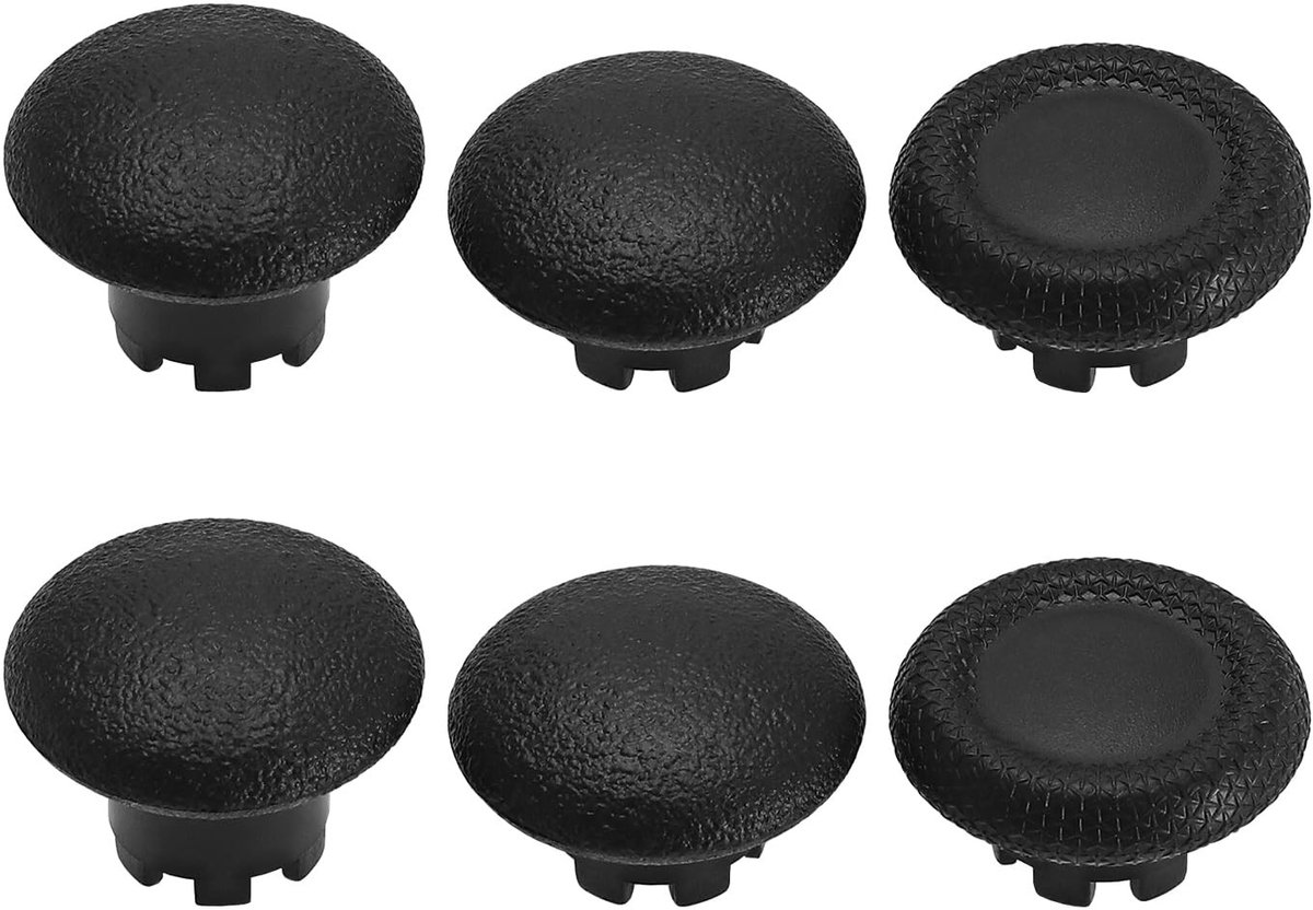 Dailygoods- Thumbstick Caps 6-in-1 Set - Compatibel met PS5 Edge Controller - Verwisselbare Joystick Caps - Antislip Grip - Duurzaam Kunststof - 3 Hoogtes 10mm/12mm/14mm - Duimstick