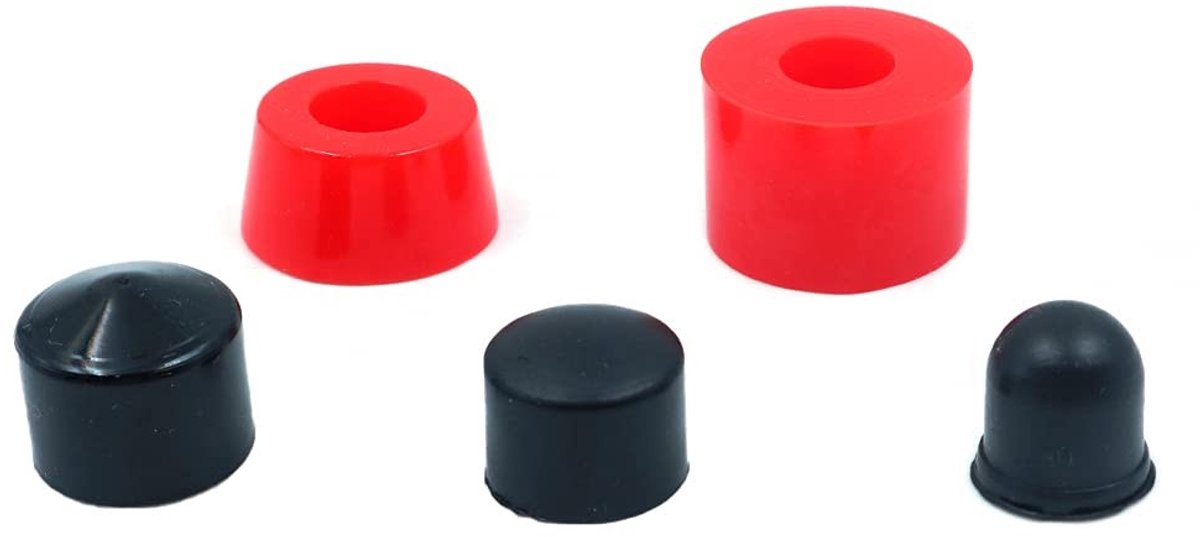 Dailygoods- Skateboard Truck Rebuild Kit 10-Pack - Bushings/Pivot Cups - PU - Schokbestendig - Lichtgewicht - Duurzaam Accessoireset