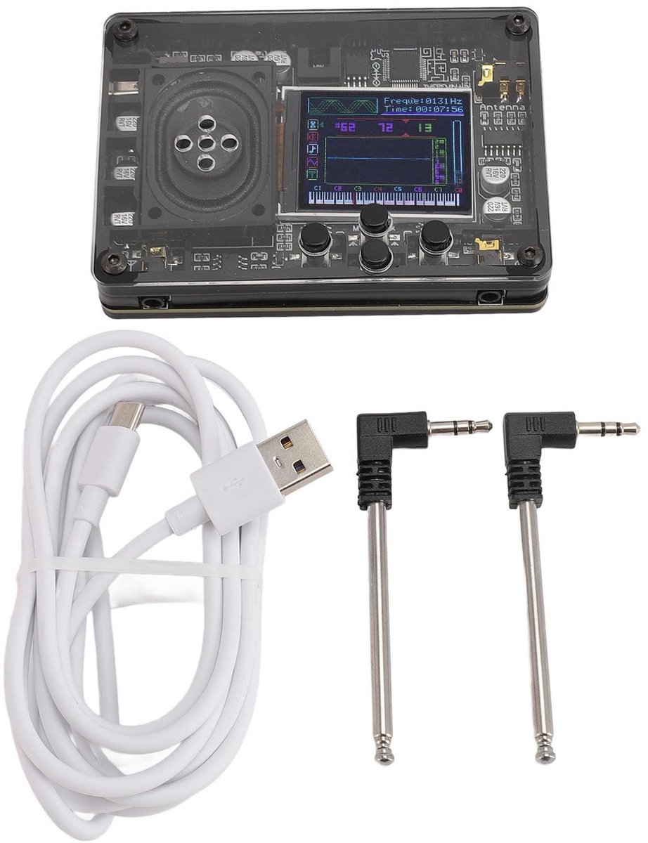 Dailygoods - Mini Theremin - Elektronisch Instrument - Ingebouwde Tuner - Kleurenscherm - Stemmen - Geschikt voor Kinderen en Vrienden