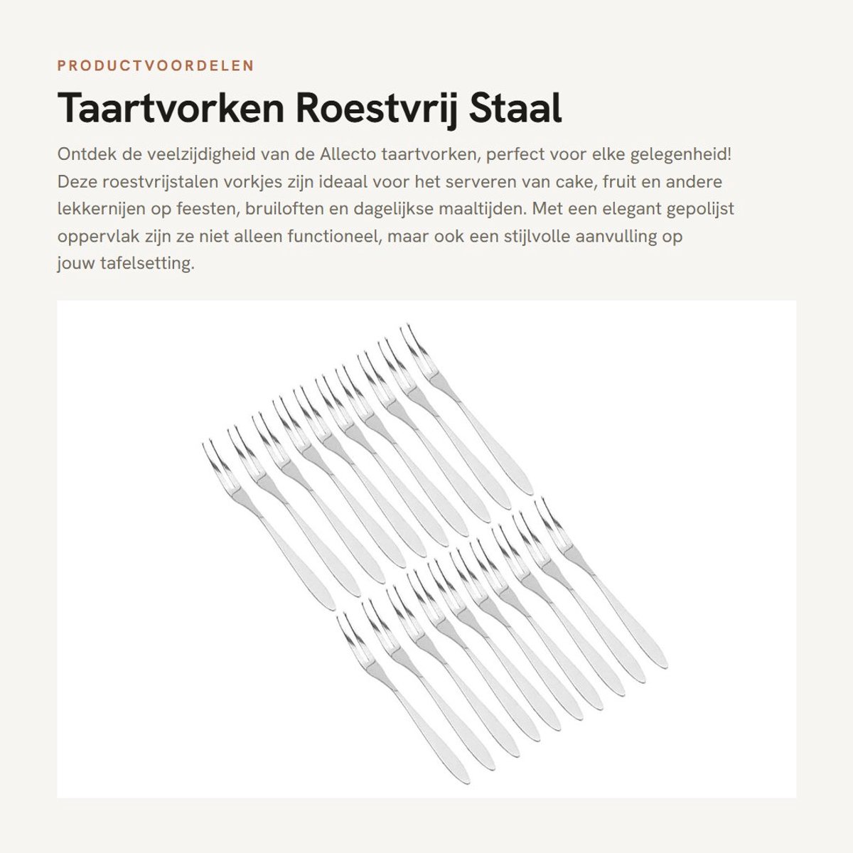 Dailygoods- Taartvorken 20 Stuks - Roestvrij Staal - Vaatwasmachinebestendig - Voor Feestjes - Bruiloften - Catering - Dagelijks Gebruik - Fruitvork