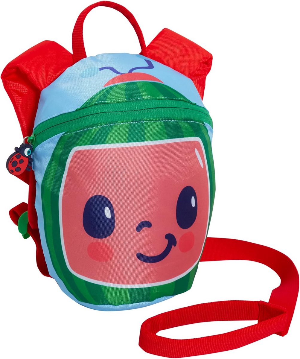 Kinderrugzak met Lijn - Peuter Tas - Veilig Op Stap - Afneembare Veiligheidslijn - 20x22cm - Multicolor