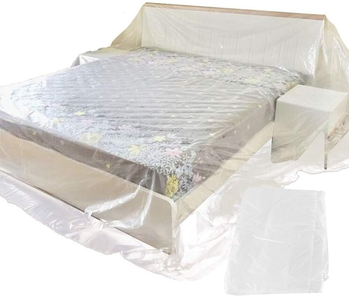 Dailygoods- Bankopslaghoes Waterdicht - Meubelhoes voor Buiten - Stofdicht - Transparante Bescherming - 3x4m - Geschikt voor Verhuizingen