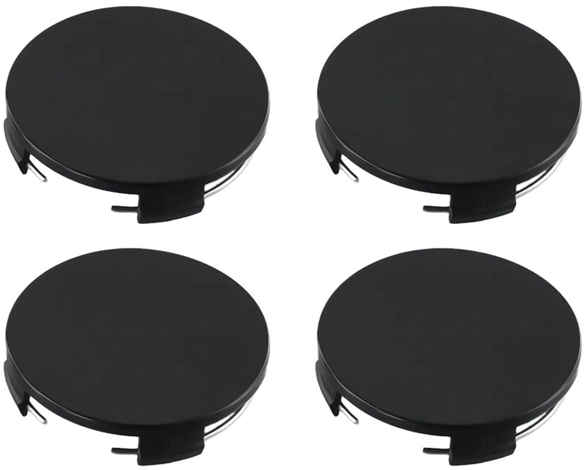 Dailygoods- Naafdoppen 60 mm - Waterdicht - Stabiele Reservewielhoeveelheden - 4 Stuks - Hoogwaardig ABS-Kunststof - Perfecte Pasvorm - Wielnaafdoppen