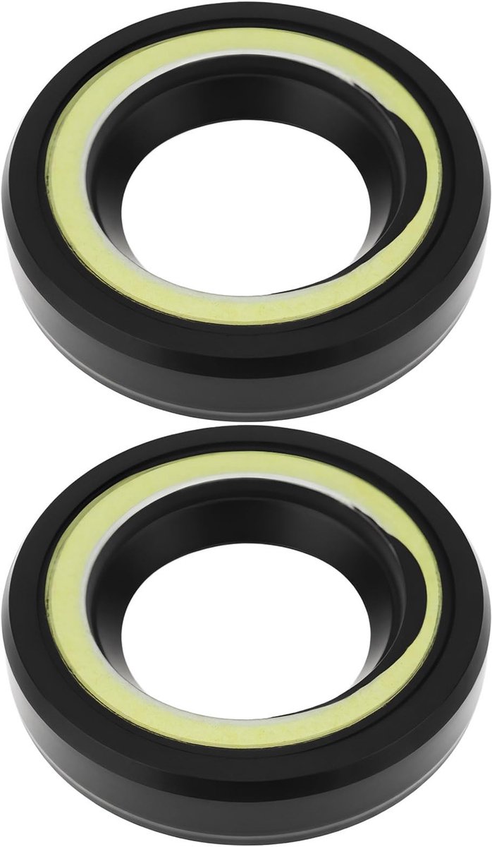 Dailygoods- Oliekeerring 17x30x6mm - 2 Stuks - Compatibel met Yamaha 9.9HP/15HP - Schroefas - Duurzaam Rubber/Metaal - Betrouwbare Afdichting