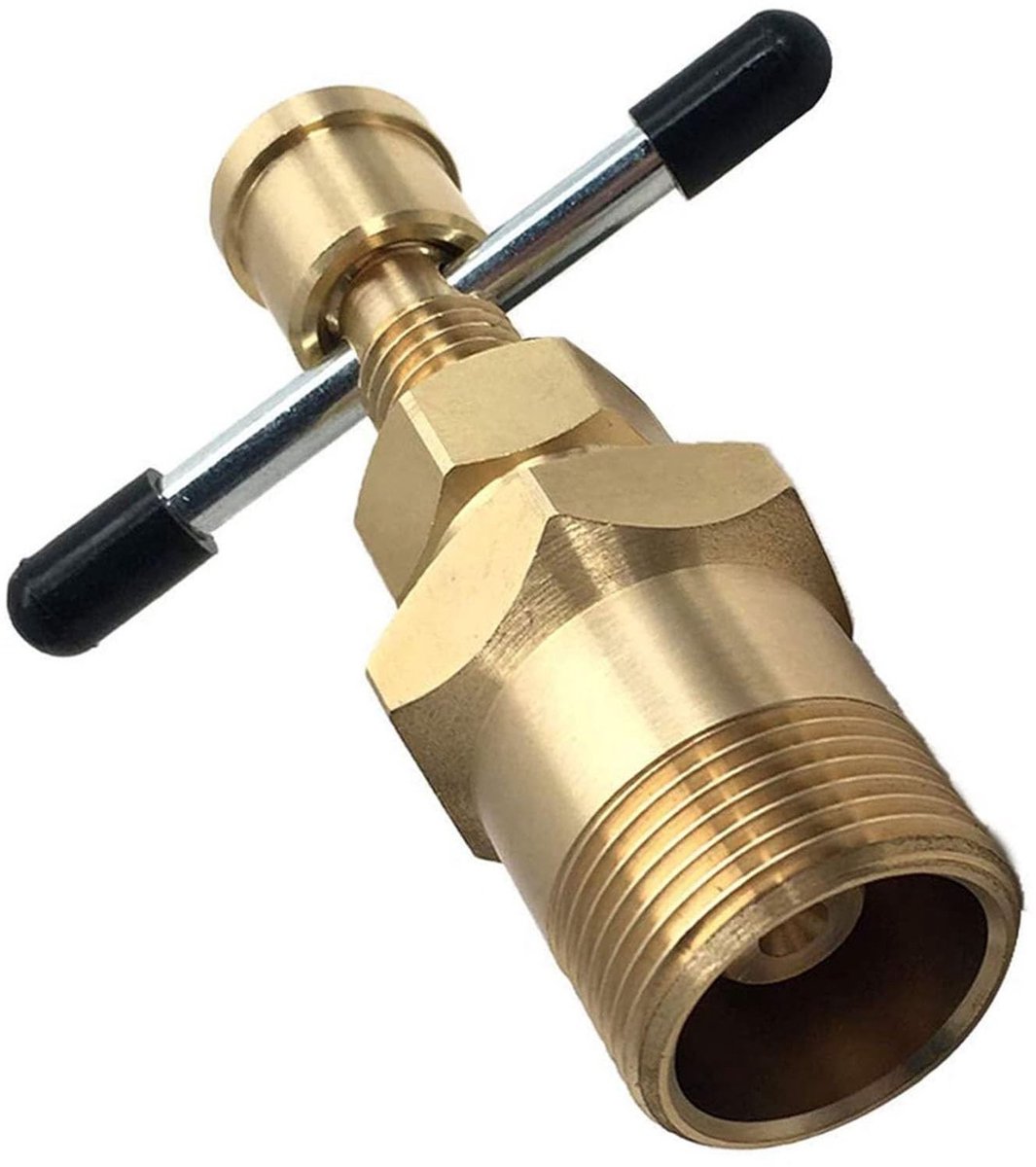 Dailygoods- Olijfverwijderingsgereedschap 15 Mm/22 Mm - Massief Messing - Pijptrekker - Verwijdergereedschap - Eenvoudig te gebruiken - Brede toepassing