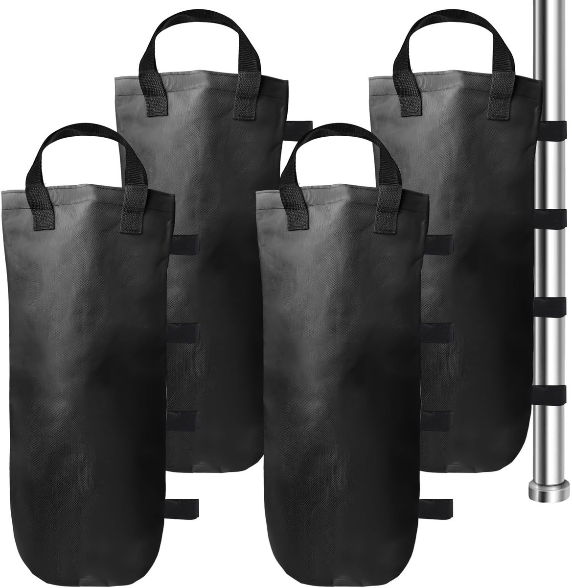 Dailygoods- Zandzakken Waterdicht - Zandzakken voor Paviljoen - Zandzakken met Klittenbandsluiting - Opvouwbaar - Duurzaam - 600D Oxford Doek - Gewichtstas
