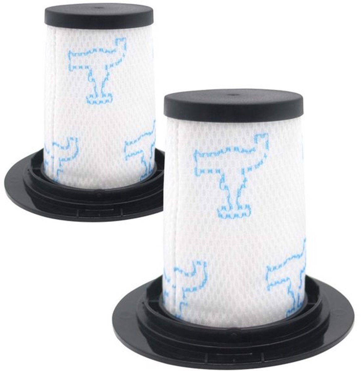 Dailygoods- HEPA-stoffilter 2 stuks - stofzuigerfilter Rowenta