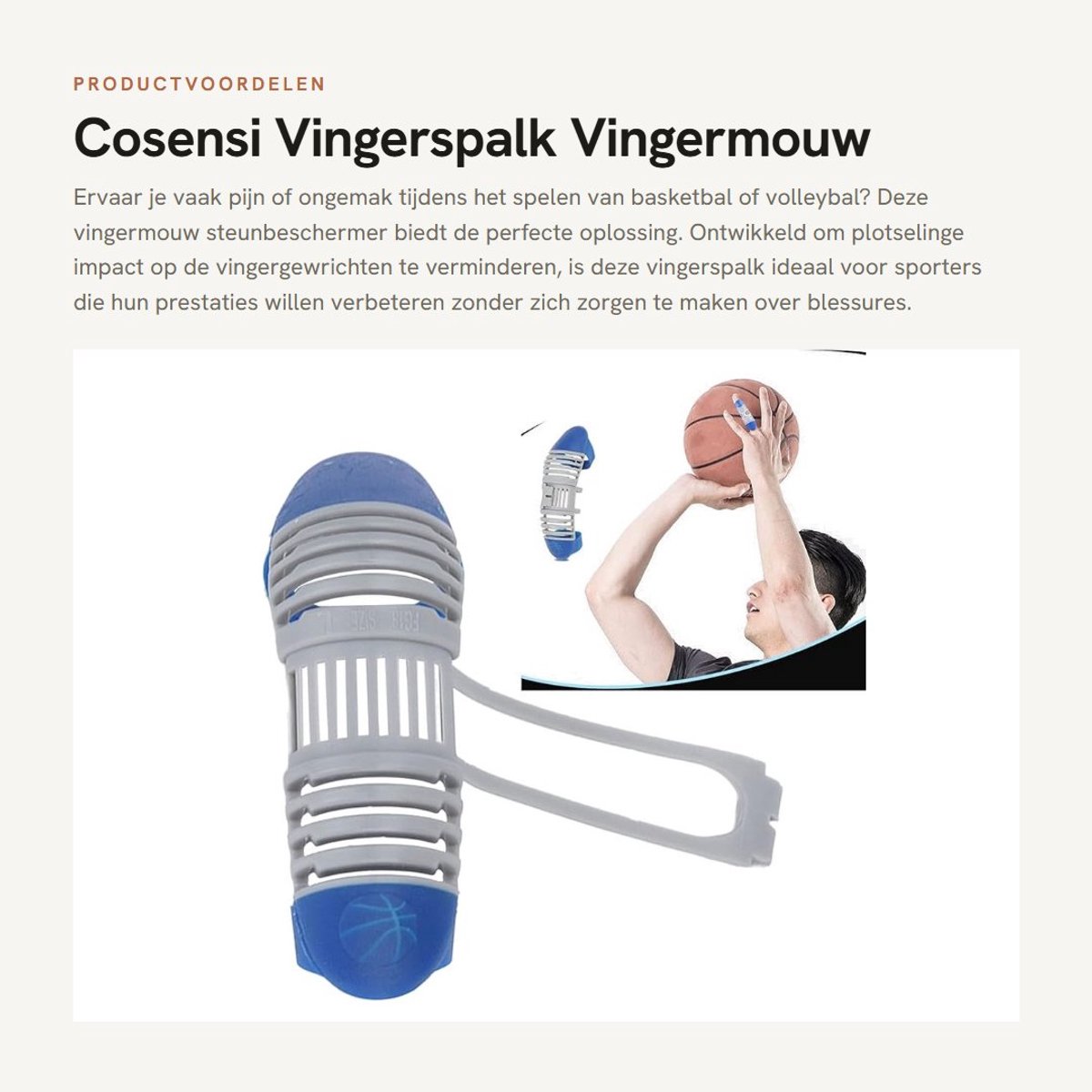 Dailygoods- Vingerspalk Uitgehold Type - Vingermouw Steunbeschermer - Geschikt voor Middelvinger/Ringvinger/Wijsvinger - Vermindert Plotselinge Impact - 2 Maten M/L - Lichtgewicht en Flexibel - Vingerbeschermer