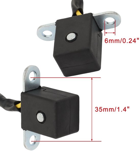 Dailygoody - WOOSTAR Stator Trigger Pick-up Spoel Ontsteking voor EX500 KLE500 ZR750 ZX600 (1991-2009) — afbeelding 5