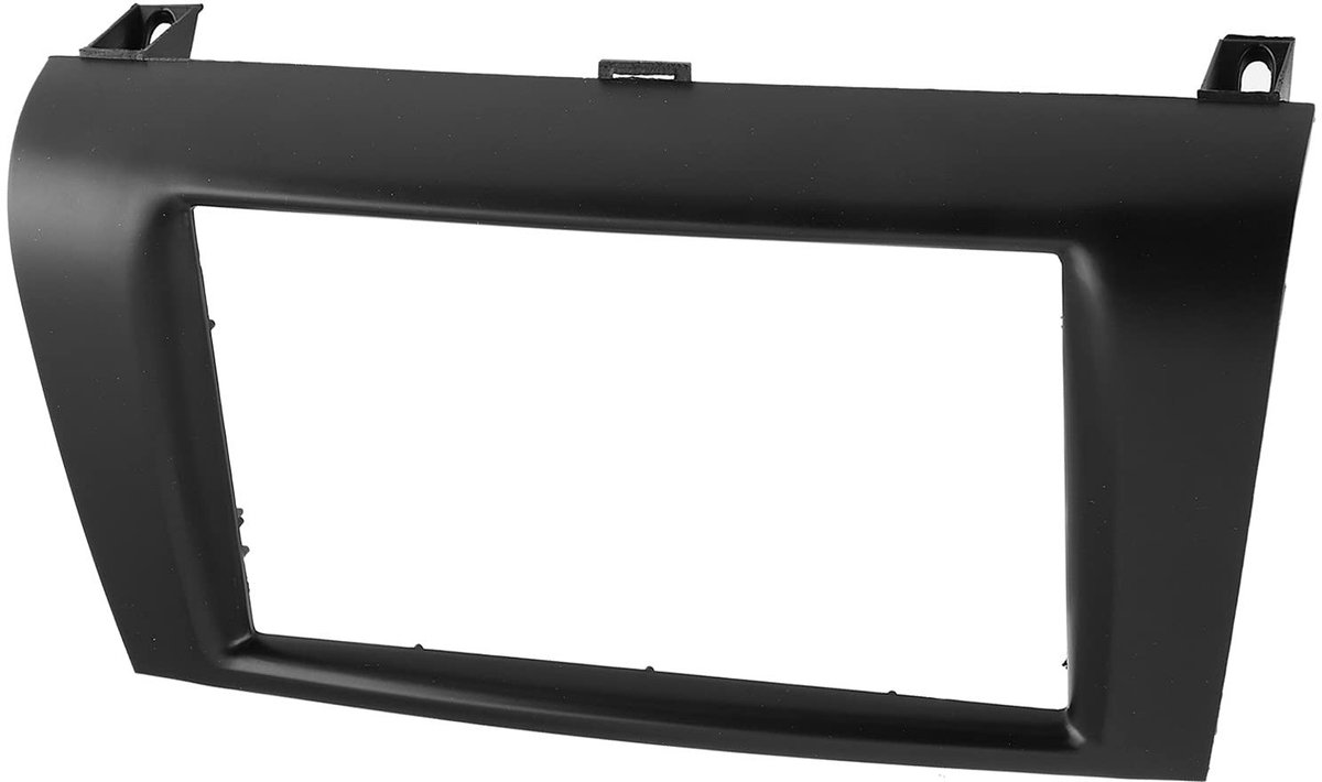 Dailygoods- Radio Fascia 2 Din - Auto Stereo Frame - Geschikt voor 3/Axela 2004-2009 - ABS Materiaal - Inclusief Beugels/Schroeven - Originele Fabriekspecificaties - Autoradio