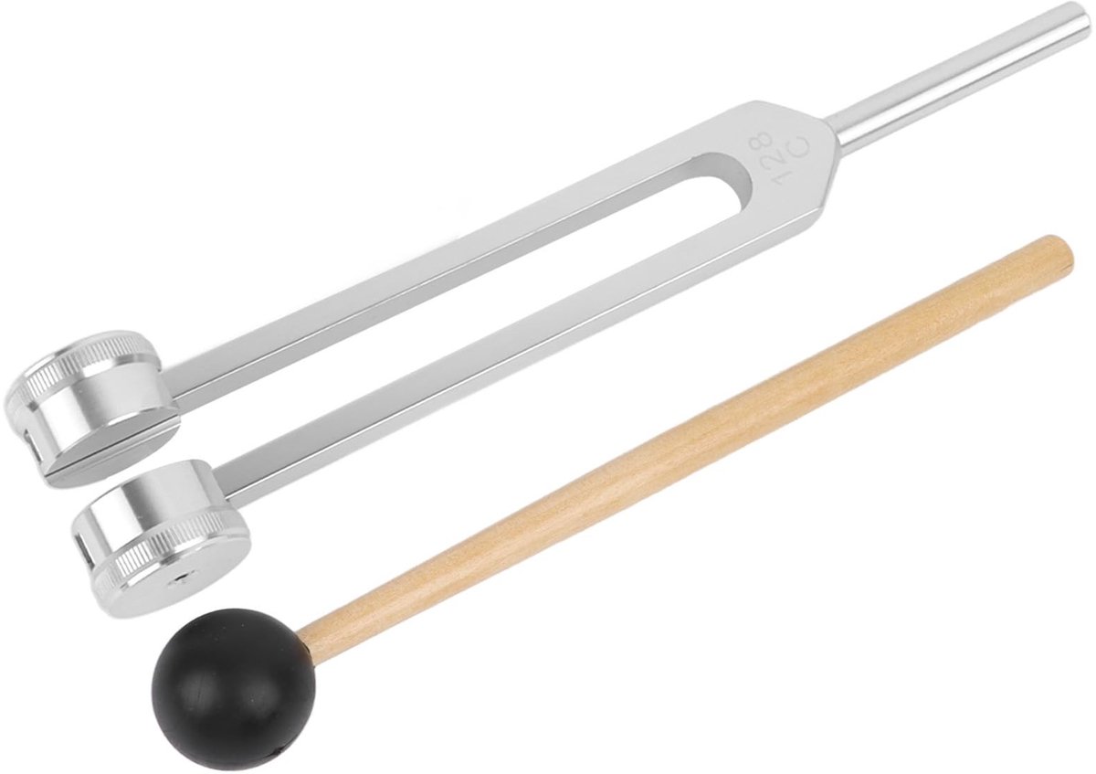 Dailygoods - Professionele Stemvorkset 128 Hz - Aluminium Muziekinstrument voor Chakra Genezing
