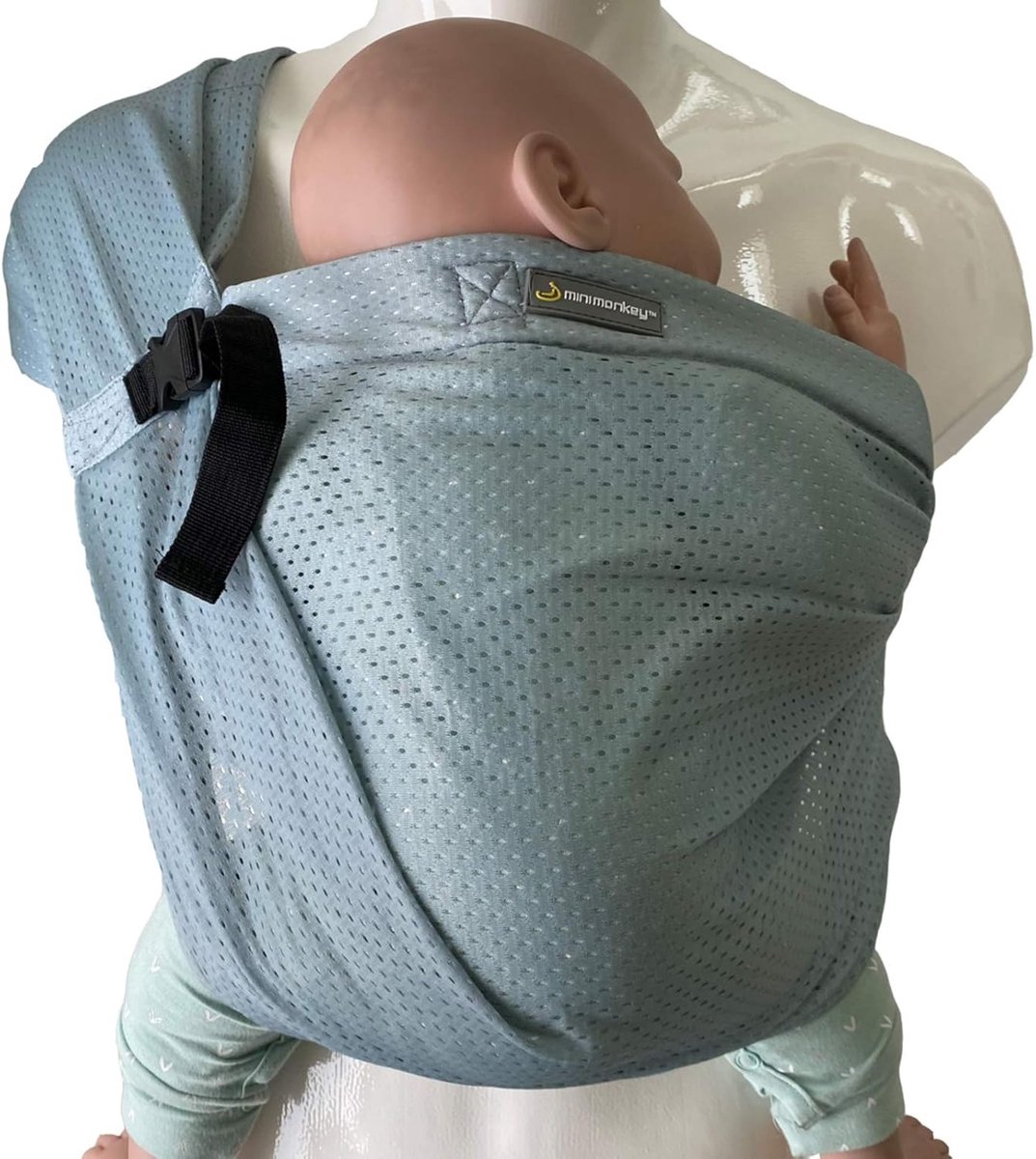Draagzak Baby - Draagtas Schouder - Comfortabel Dragen - Waterdicht Ontwerp - 0-2 Jaar - Groen