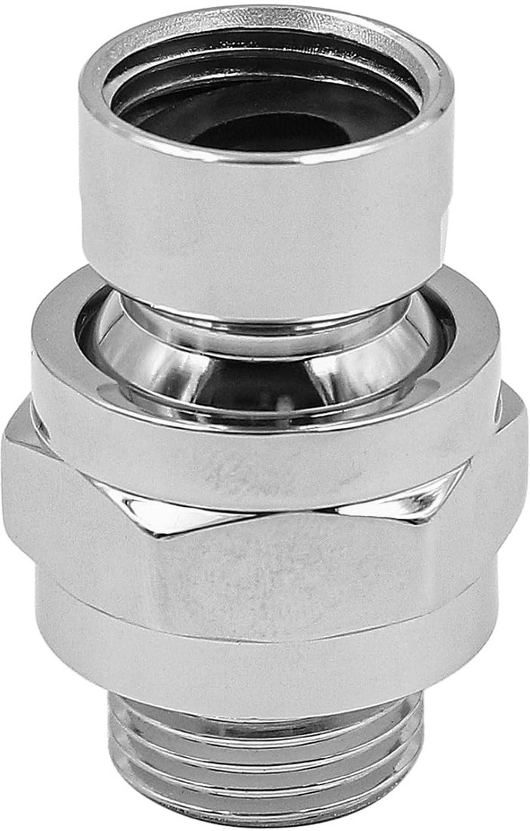 Dailygoods - Douche Connector - Verstelbare Douche Arm - Draaibare Bal Adapter - Zilver - Geschikt voor Kinderen en Volwassenen - Ideaal voor Doucheko...