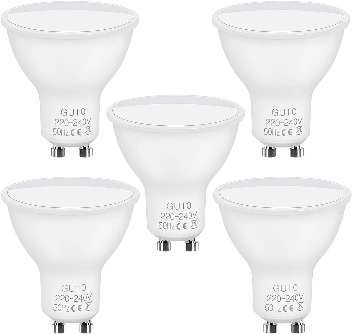 LED Spots - Lampen - Sfeerverlichting Creëren - Energiebesparend - 5 Stuks - Warm Wit