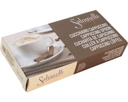 Cappuccino Lepels - Set Lepels - Koffie Serveren - Vaatwasserbestendig - 100 stuks - Zilverkleurig