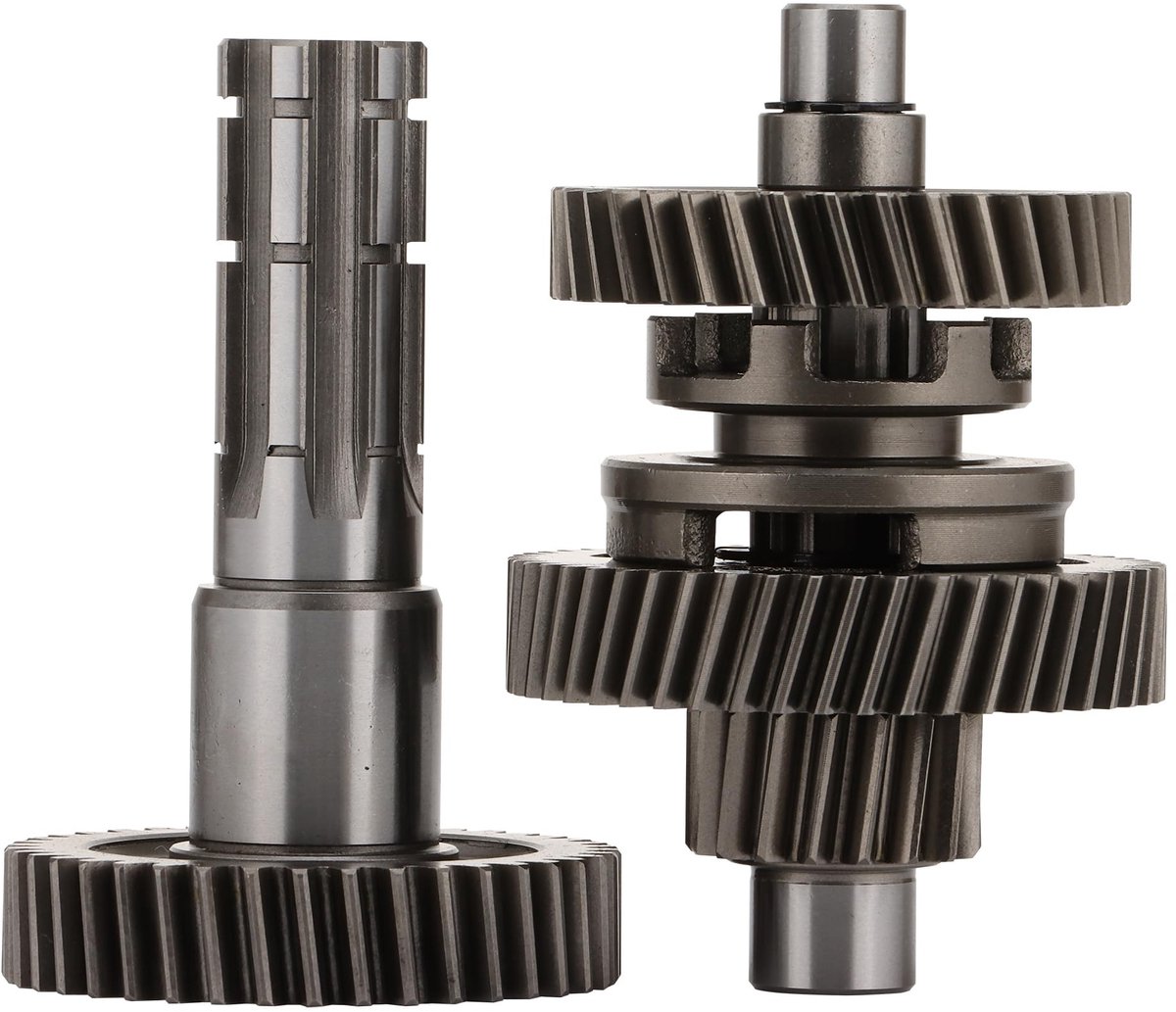 Dailygoods- Kickstart 17T Tandwielas - Vervangingsset voor 200cc Motor ATV - Schacht diameter 15mm - Eenvoudig te installeren - Vermindert wrijving - Beschermt transmissiecomponenten - Versnellingsas