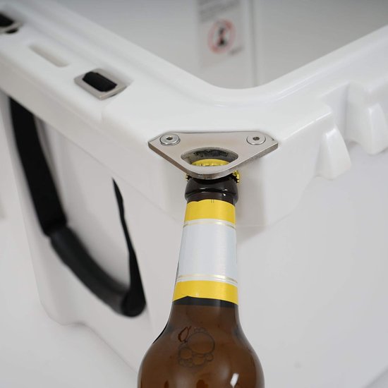 Koelbox - Thermo box - Buitenactiviteiten - Luchtdichte sluiting - 50 liter - Wit — afbeelding 2