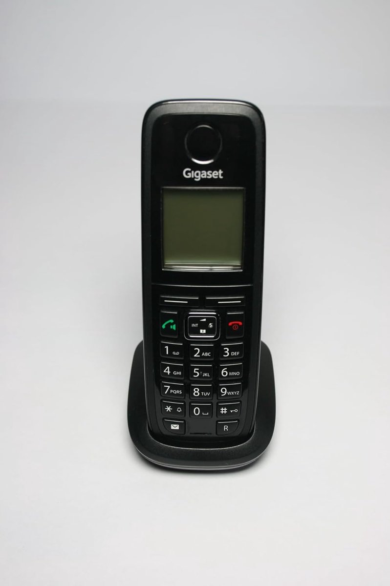 Extra Handset - Telefoon Handset - Huishouden Uitbreiding - Met Laadstation - 22.2 x 16.4 x 6 cm - Zwart