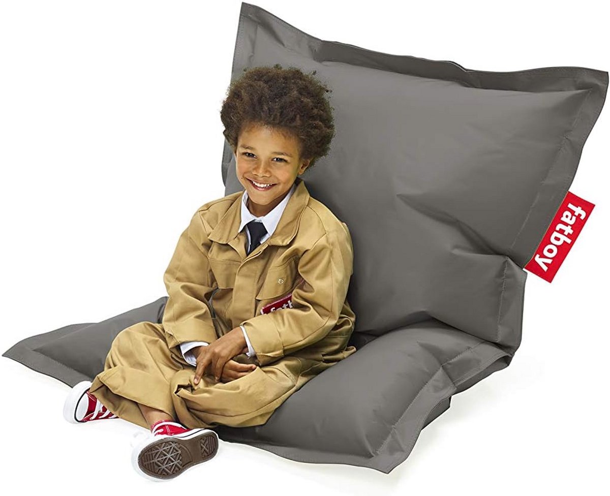 Zitzak Junior - Kinder Zitzak - Ontspannen Lezen - Waterafstotend Nylon - 127 cm - Donkergrijs