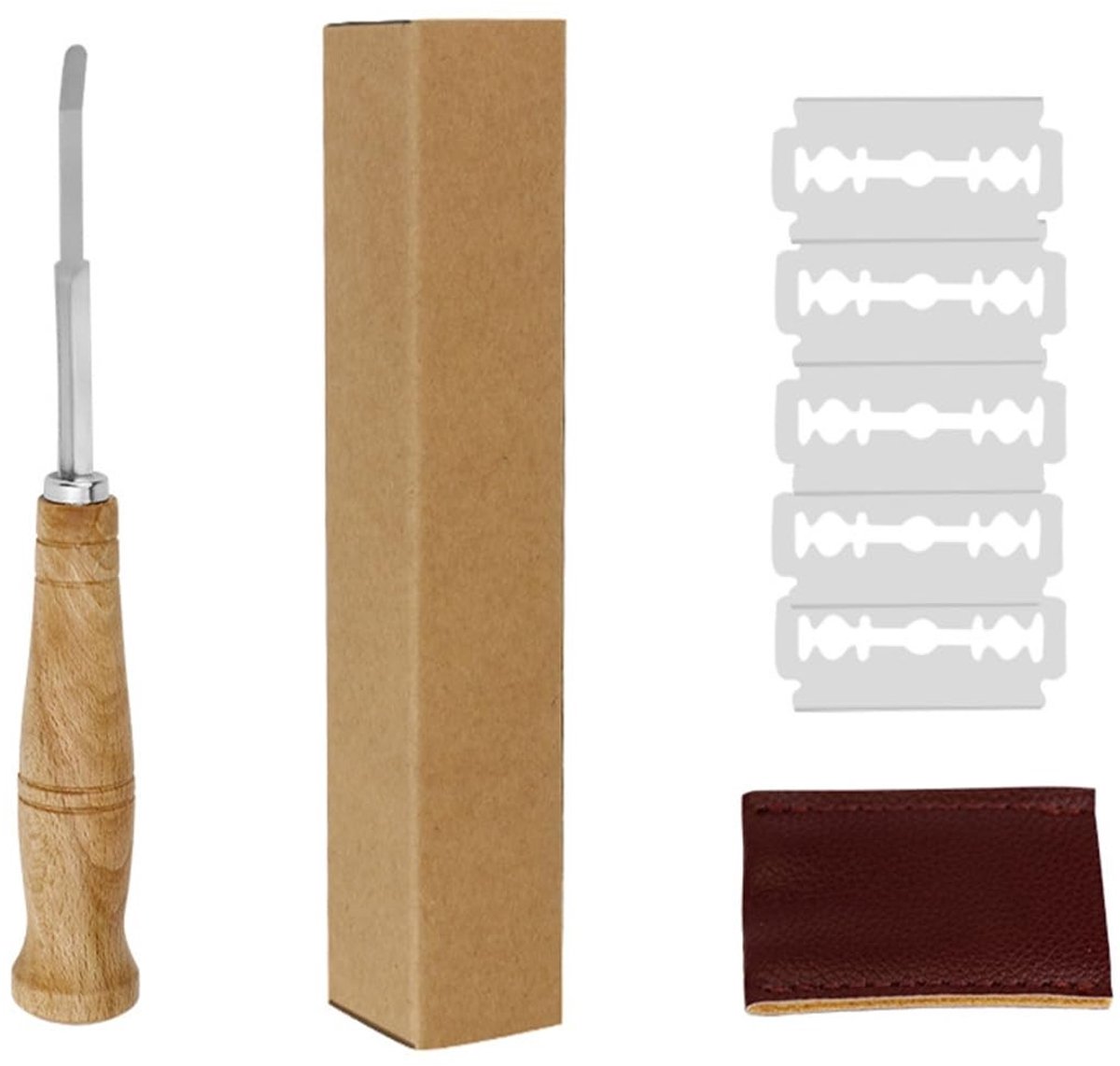 Dailygoods- Bakkersmes - Elektrisch Broodmes - Snijmachine - Broodsnijder Hulpmiddel - Deegsnijder - Inclusief 5 Scheermesjes