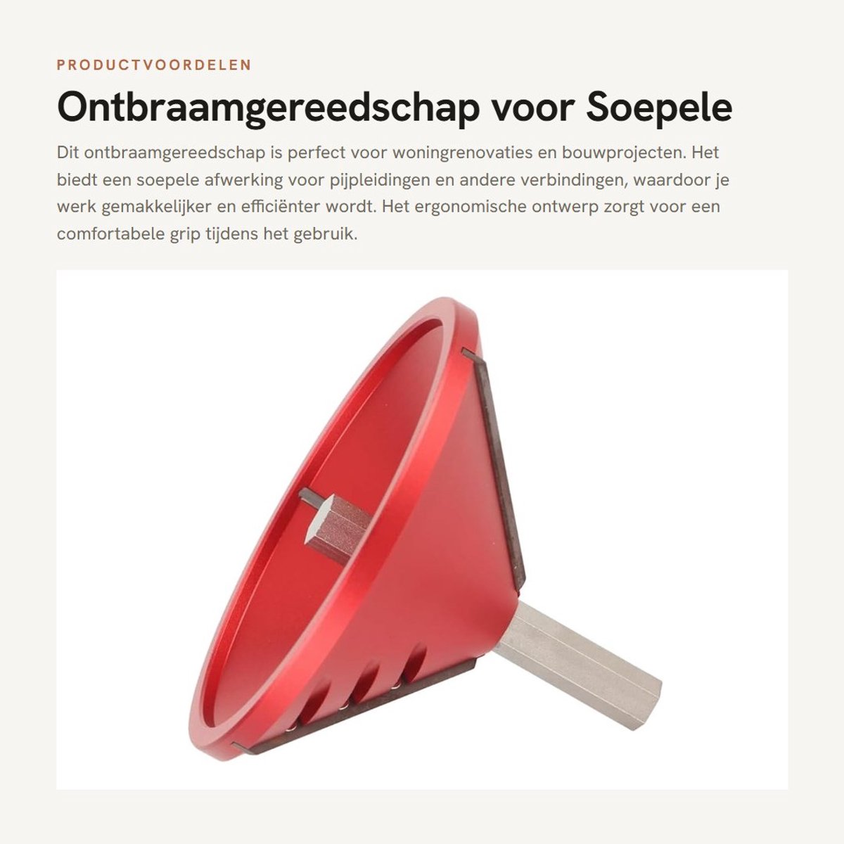 Dailygoods - Ontbraamgereedschap voor Soepele Verbindingen