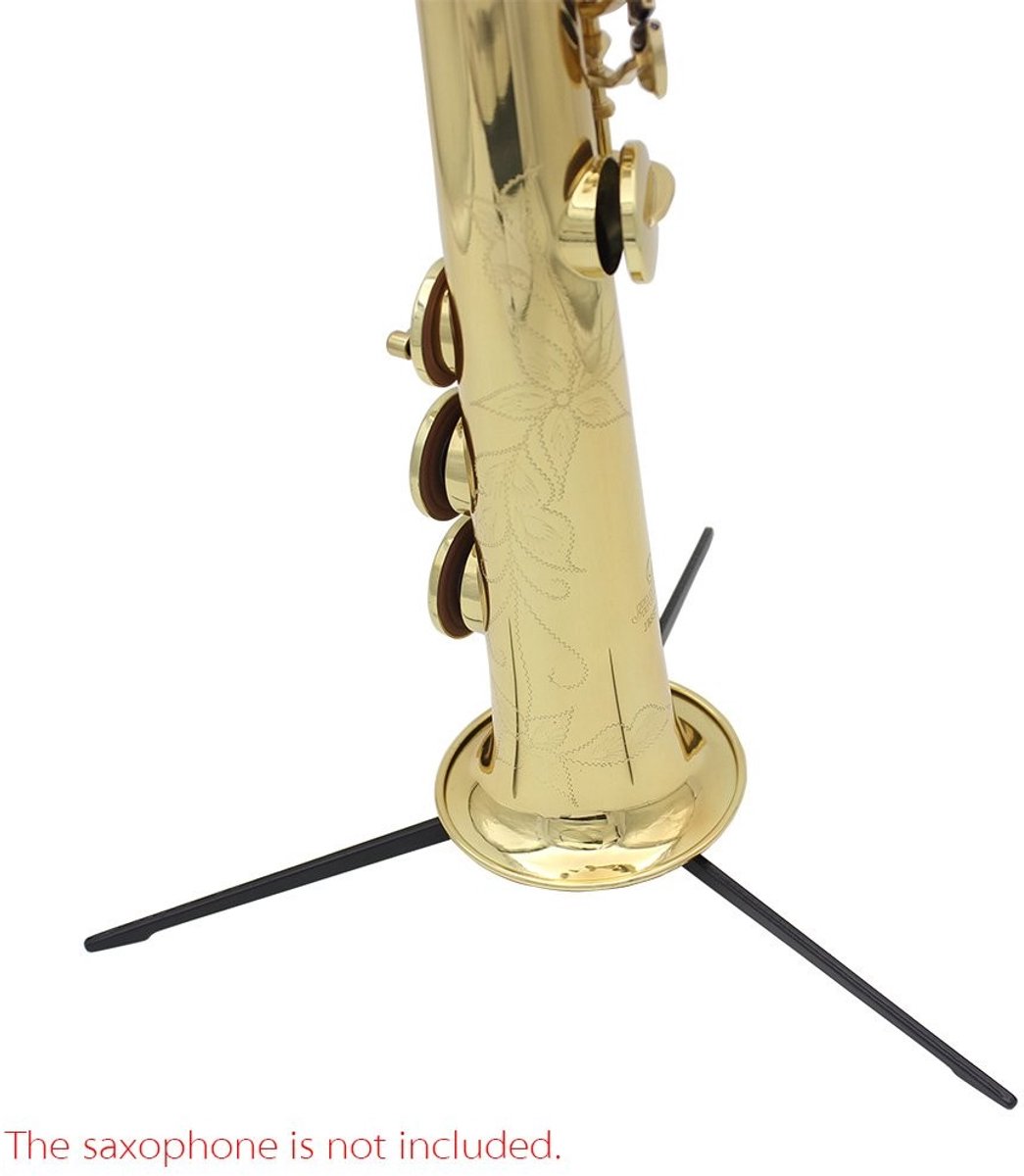 Dailygoods- Saxofoonstandaard Draagbaar - Opvouwbaar - Stabiliteit - Geschikt voor Sopraan/Altsaxofoon - Ideaal voor Reizen - Speciaal Ontworpen - Saxofoonhouder