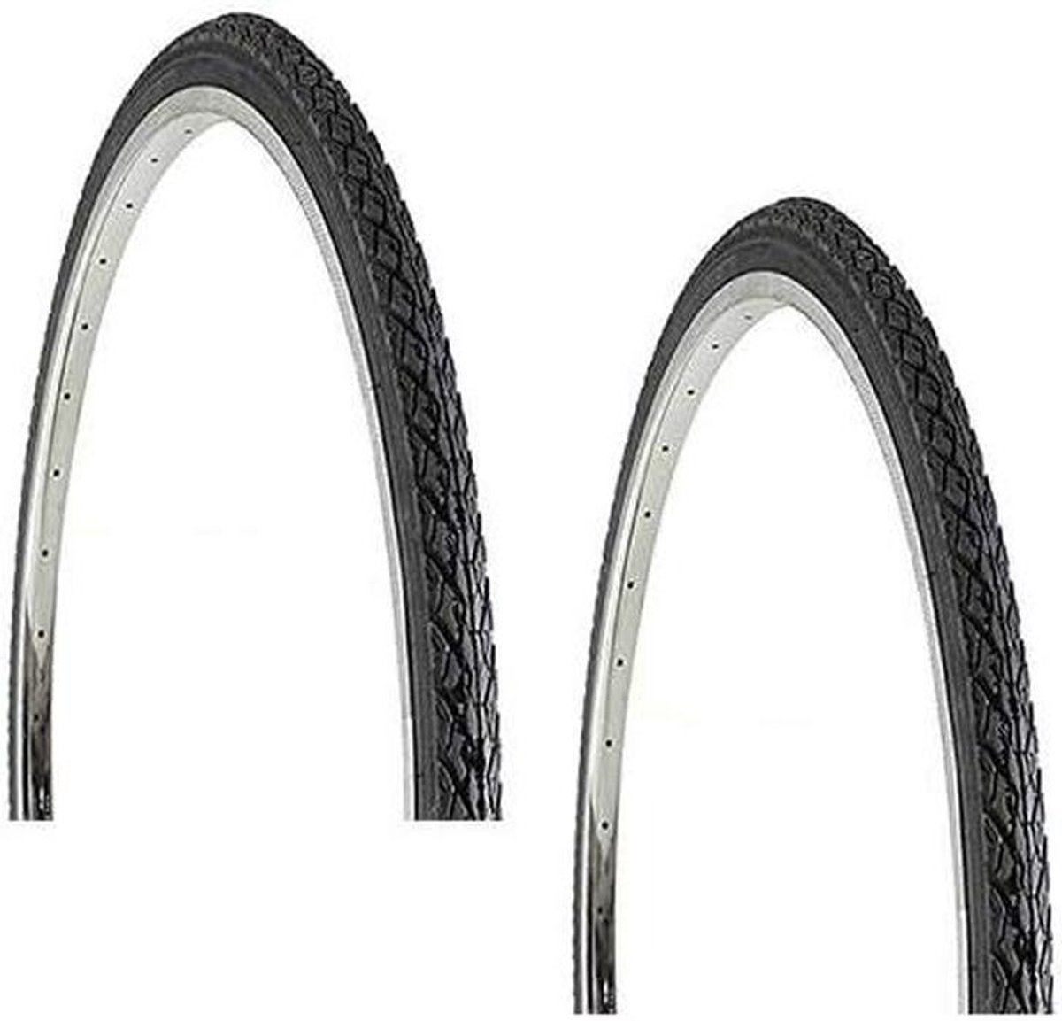 Fietsbanden - Stadsfiets banden - Fietsen Onderhoud - Clincher Type - 700x35 - Zwart