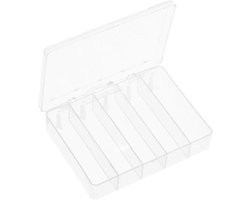 Cankypu 5 Compament Fishing Bait Lure Hooks Box Bait Storage Bag Fishing Tool Tackle Organer Sorting Box