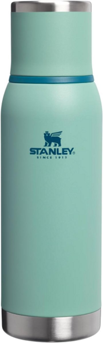 Stanley Adventure To-Go Thermosfles 750 ml (Spring Green) - Geïsoleerd Deksel - BPA-Vrij - 20 Uur Warm - 25 Uur Koud - Doorschenkstop Om Gecontroleerd Te Schenke