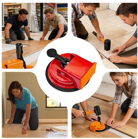 Vloerzuignap Reparatiegereedschap - Laminaat Legger - Vloeren Egaliseren - Niet-destructieve Reparatie - 12 cm Diameter - Uniek — afbeelding 4