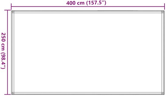 vidaXL - Tenttapijt - 250x400 - cm - bruin van Vidaxl — afbeelding 2