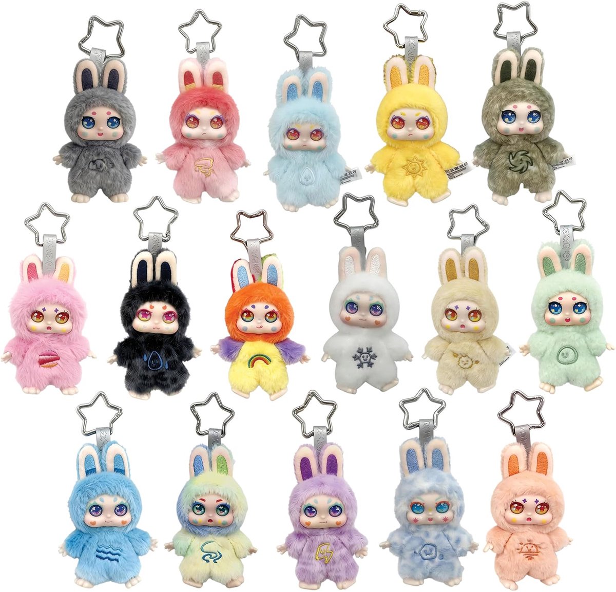 KIMMON - 'Weather Code' serie - Blind Box collectie - Pluchen Mini Verzamelfiguren - 12 cm — cadeau in Spellen & Speelgoed - foto 7