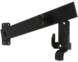 AMIG Luikoverslag Valslot 300mm Zwart Staal - Poortslot Luiken Robuust Eenvoudig