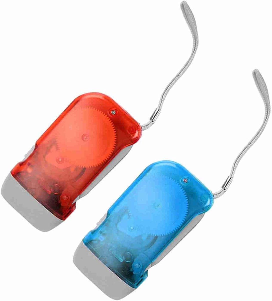 Mini Hand Crank Zaklamp met LED - Oplaadbaar Dynamo Zaklamp voor Noodsituaties