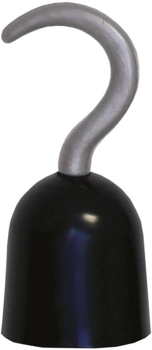 Piratenhaak - Kapitein Haak - Kostuum Accessoire - Roestbestendig - 25 x 15 x 8 cm - Zwart