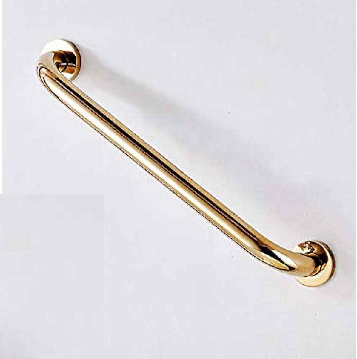 Badgreep Messing - Handgreep Douche - Veiligheid Thuis - Massief Messing Goud - 40cm - Goud