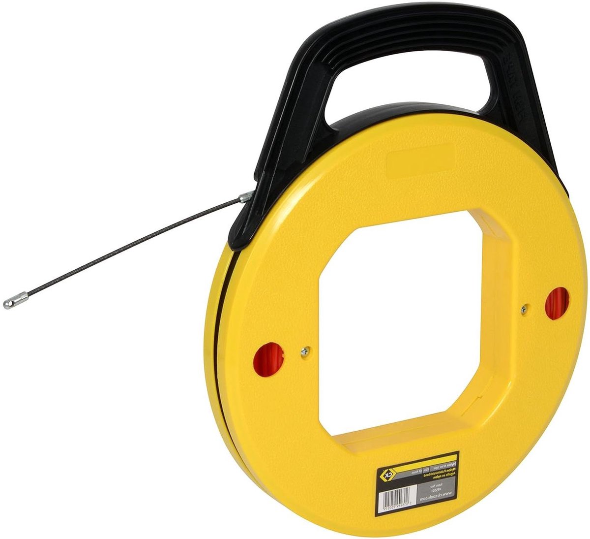 Intrekband - Kabeltrekker - Kabels Trekken - Lage Wrijving - 15 meter - Rood