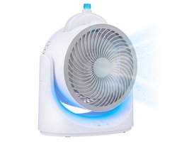 Lomera USB Ventilator - Tafelventilator - Mini Ventilator - Luchtkoeler - Aircooler - Bureau Ventilator - Draagbare Ventilator - LED Verlichting - Koelelement - Handventilator - Desktop Ventilator - Mini Fan - Cooling Fan