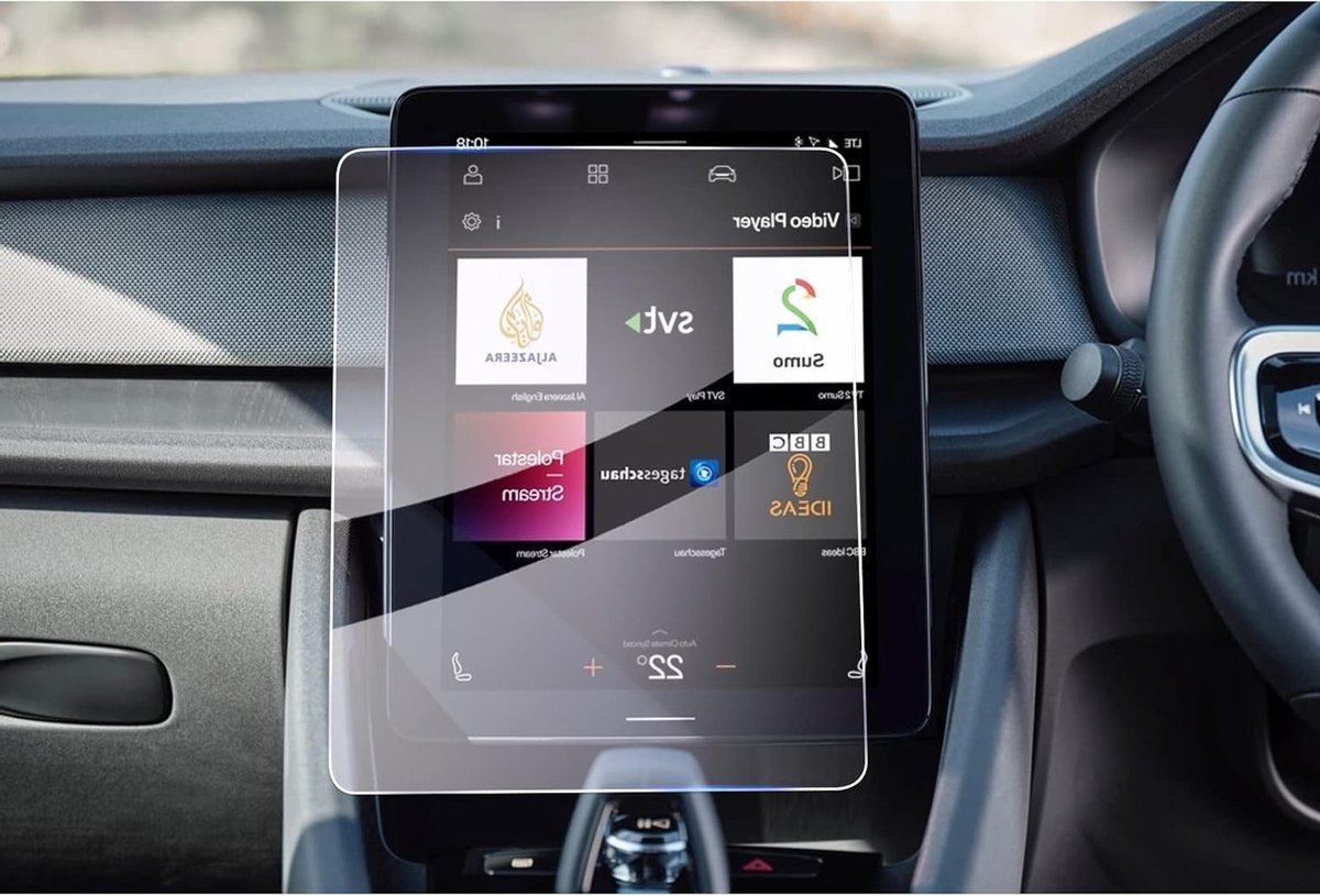 Navigatiefilm voor Volvo Polestar 2 (2021-2026) - 11.2 Inch Tempered Screen Protector met 9H Schok- en Krassenbescherming voor Infotainmentsysteem