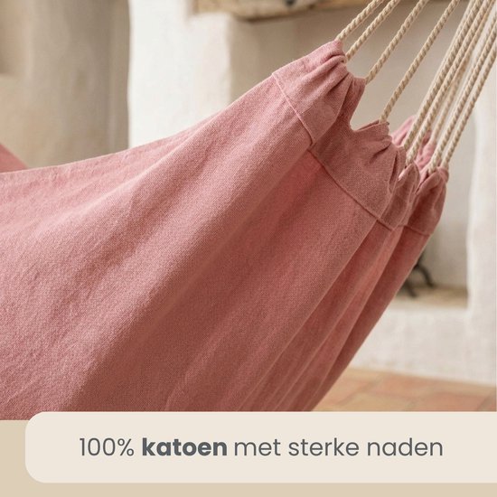 XXL Hangstoel voor 2 Personen - 185x130 Tuin Hangstoel tot 150kg - Zit Hangmat Binnen en Buiten