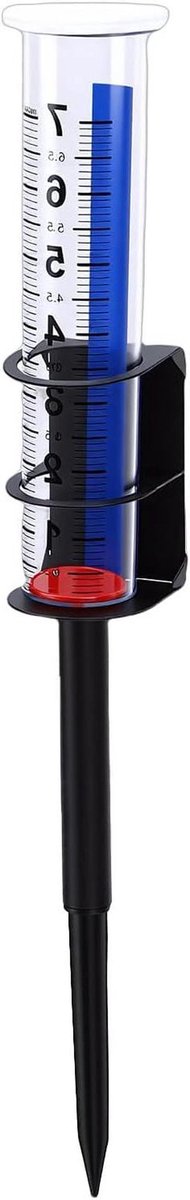Regenmeter - Buitenmeter - Neerslag Meten - Spatwaterdicht Ontwerp - 7 Inch Buis - Transparant