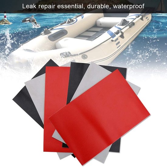PVC Reparatie Patch - Boot Reparatie Kit - Opblaasbare Producten Herstellen - Zelfklevend Waterdicht Materiaal - 10 x 15 cm van Merkloos — afbeelding 5
