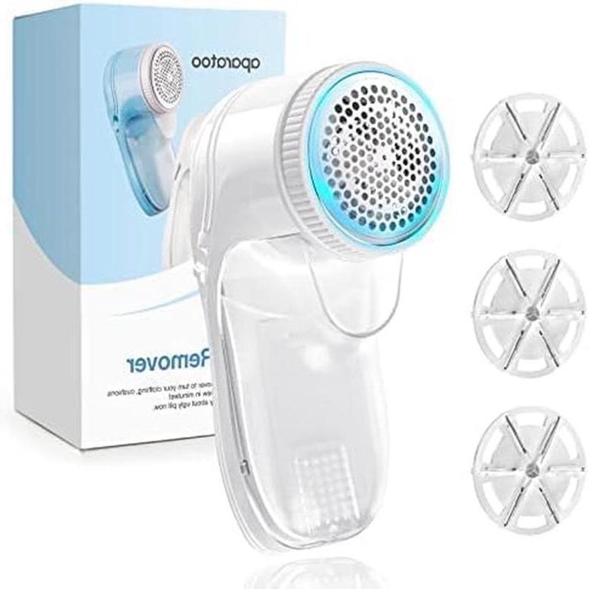 Elektrische Pluisverwijderaar - Kledingtrimmer - Kleding Verzorgen - 3 Precisie Bladen - USB Oplaadbaar - Wit