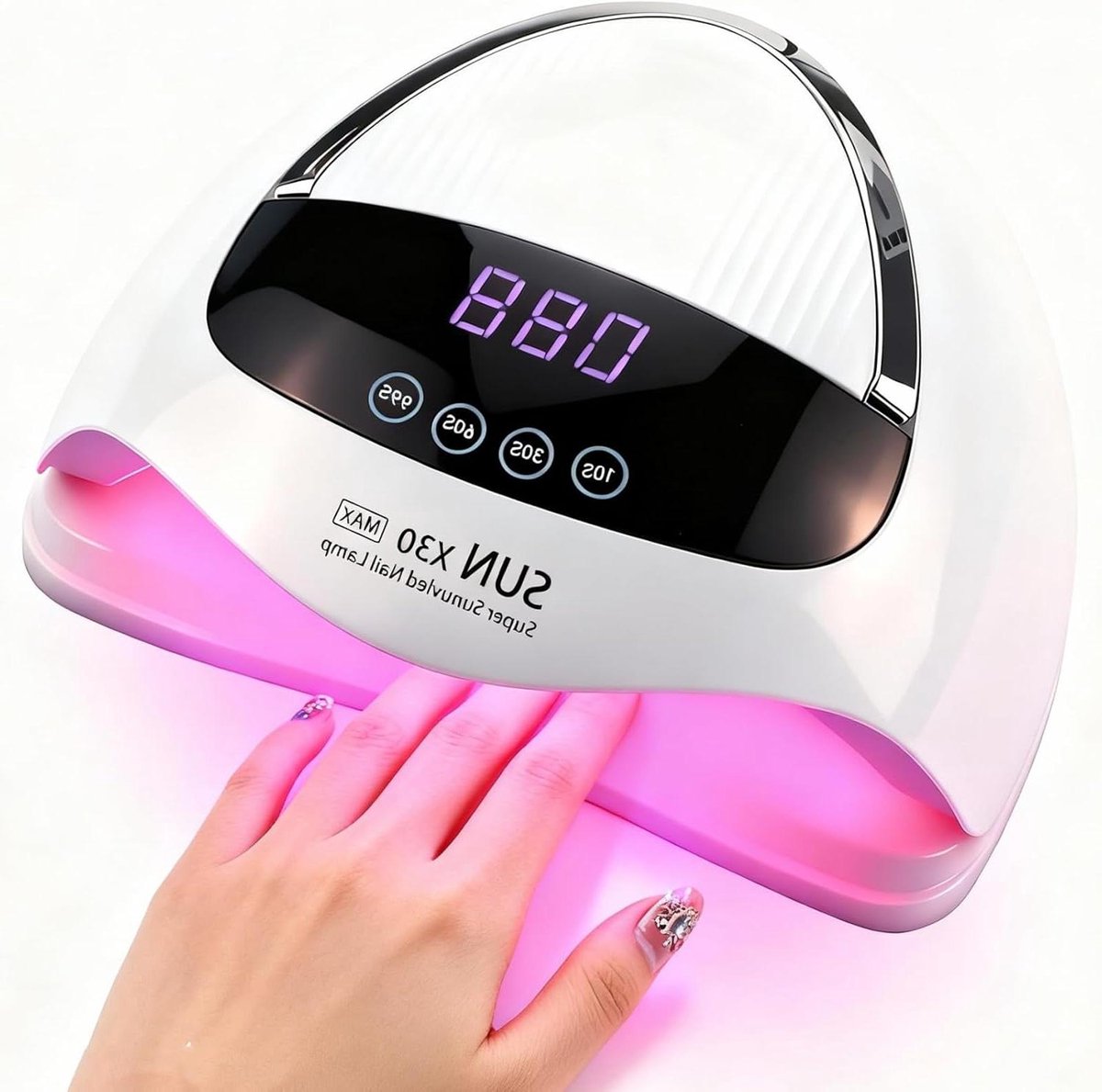 UV Nageldroger - Nagellamp LED - Gelnagels Uitharden - 66 Lampkralen - 280 W - Wit