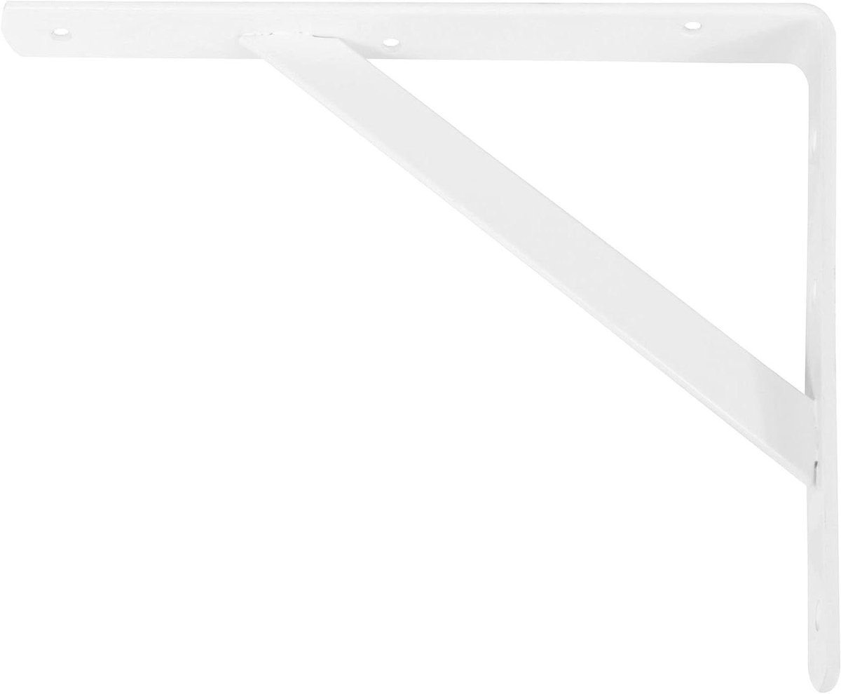 Wandplankbeugel - Plankdrager Hoek - Opbergen Organiseren - Hoogwaardig Staal - 500x325 mm - Wit