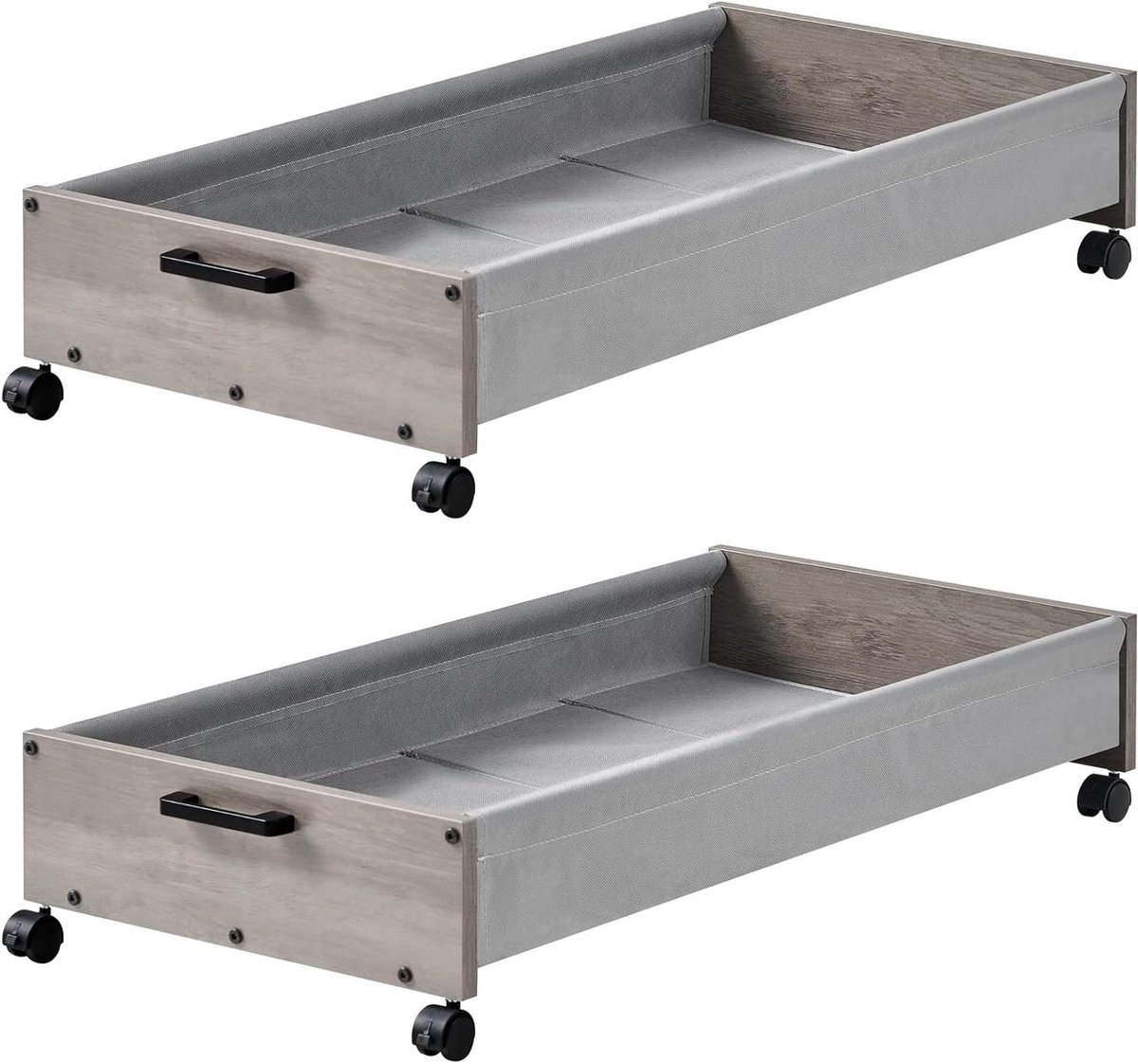 Onder Bed Opslag - Laden op wielen - Ruimte Besparen - Met Vergrendelbare Wielen
