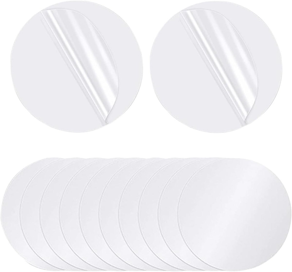 Reparatieset Opblaasbaar - Luchtbed Patch - Lekken Dichten - Zelfklevend Waterdicht - 12 Stuks - Transparant