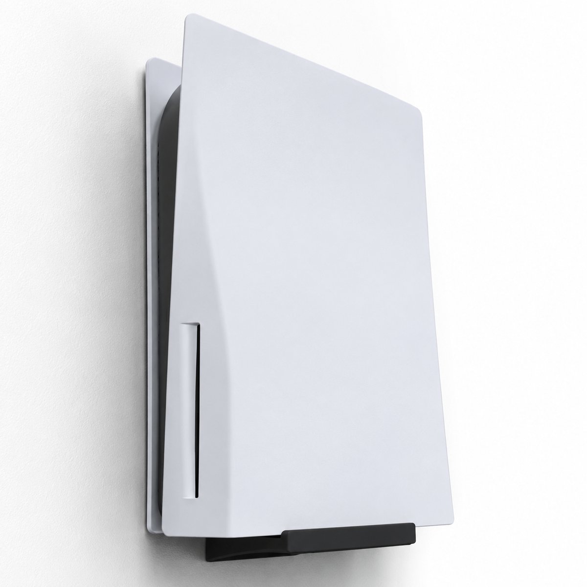 PS5 Wall Mount Voor Disk Editie - Wandhouder Voor PlayStation 5 Console - Inclusief Controller En Headset Opbergmogelijkheid - Ruimtebesparende Gaming Setup - Minimalistisch Design - Geschikt Voor Moderne Interieurs - Zwart