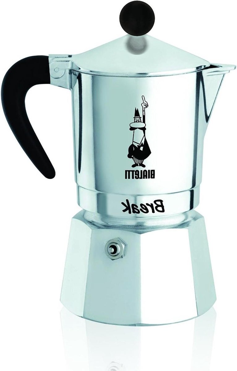 Espressomachine - Moka pot - Espresso zetten - Klassiek design - 6 kopjes - Zwart